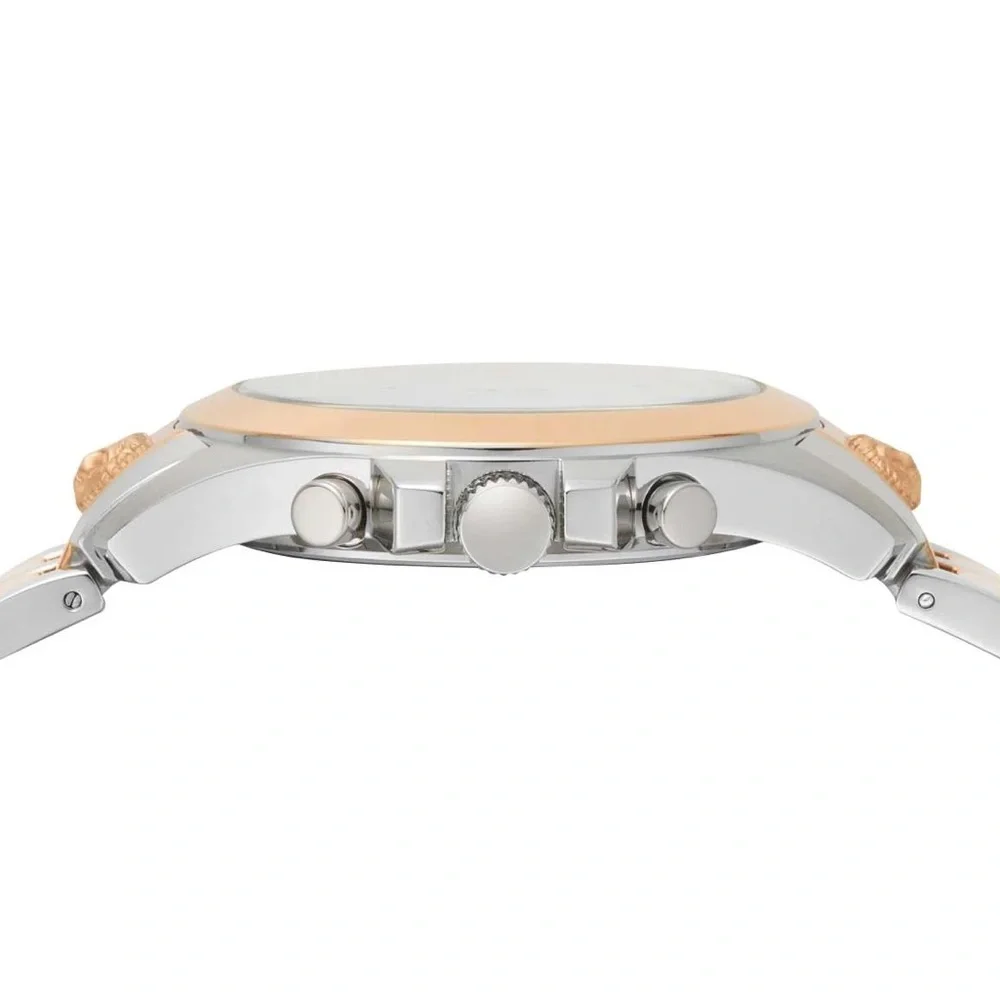 Ship same day- Authentic VERSUS Versace Men's Gray Dial Stainless Steel Bracelet